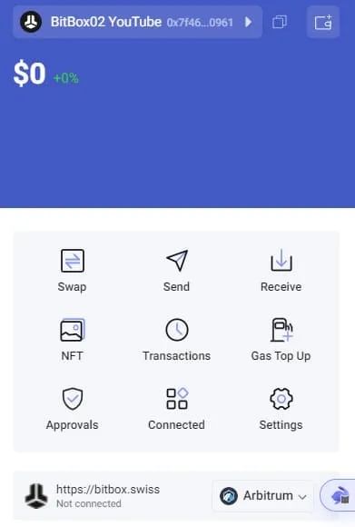 BitBox02 mit Rabby Wallet verbinden