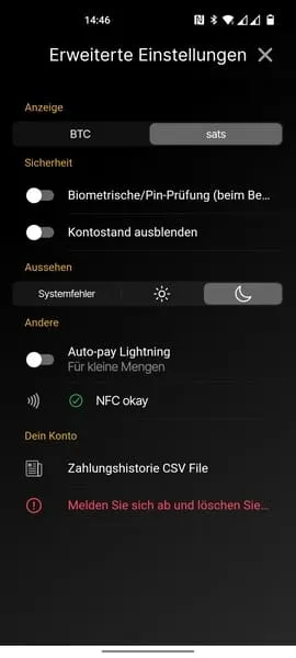 wallet-of-satoshi-zahlungshistorie