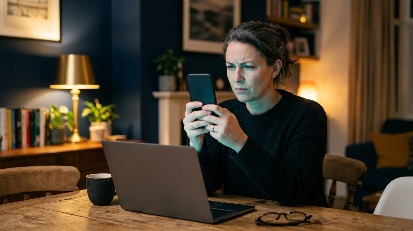 Beitragsbild: ELSTER-Phishing: Fake-Mail „Mitteilung zur Kontoprüfung“ erkennen (KI-generiert)