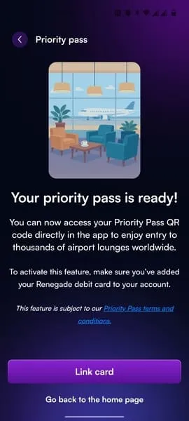 renegade-priority-pass2 Priority Pass in der Renegade App aktivieren (Schritt 2)