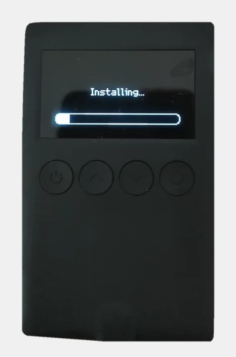 OneKey Classic 1S: Firmware wird installiert