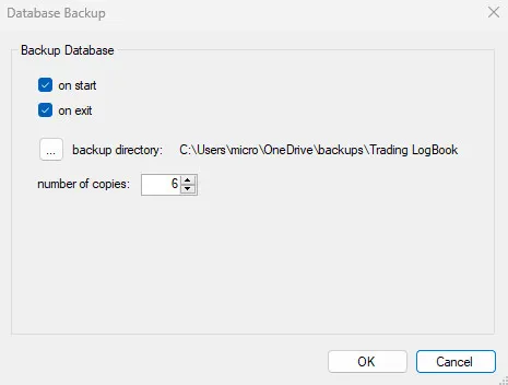 tarding-logbook-backup-datensicherung Trading LogBook Datensicherung