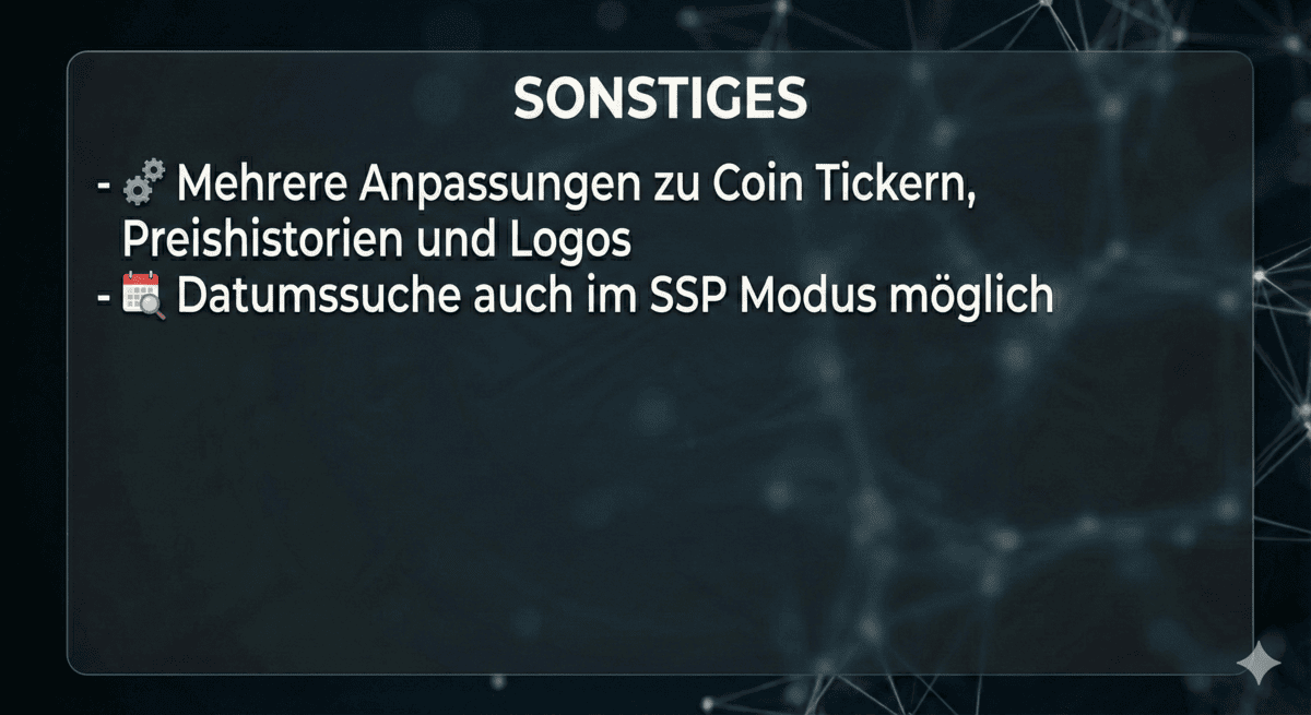 CoinTracking Verbesserungen Februar 2026