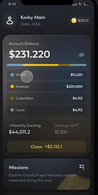 grizzlyfi-app-balance