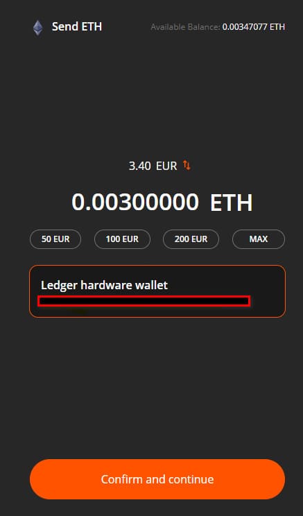 ledger-kreditkarte-auszahlung