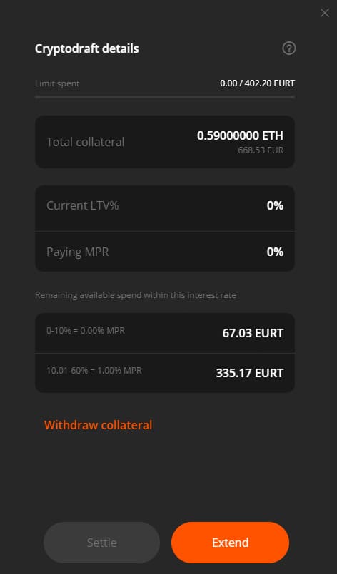 ledger-kreditkarte-cryptofraft-Zinsen