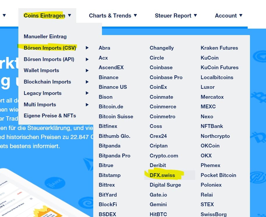 lock-import-cointracking