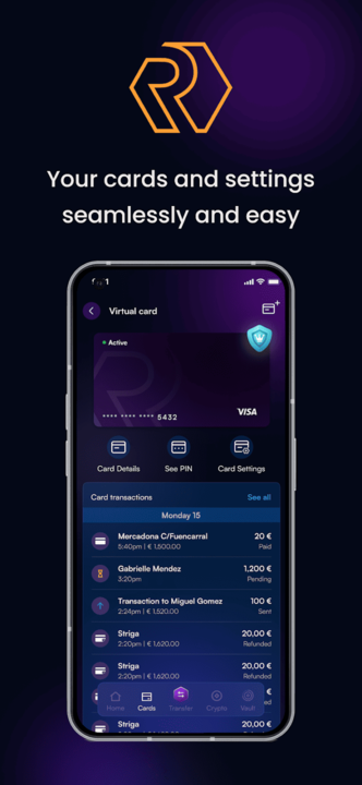 renegade-app-card Renegade VISA Karte Krypto