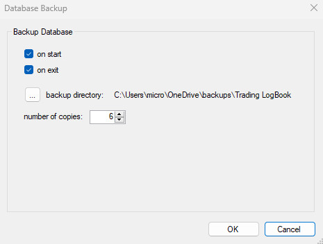 tarding-logbook-backup-datensicherung Trading LogBook Datensicherung
